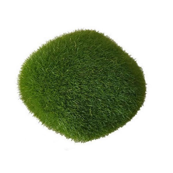 Kunstig Mossten – Blød PVC & Flocking – til Fehave & Terrarium – Dekorativ 8cm