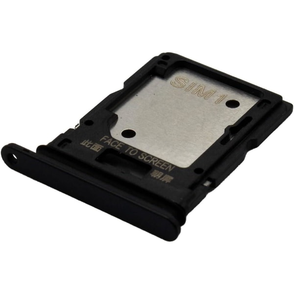 Dual Sim Card Slot Udskiftning af bakkeholder Kompatibel med Xiaomi Redmi Note 11 Pro / 11 Pro 5g - 6,67 tommer - 2022 - Inkl. Sim Pin - Grafitgrå