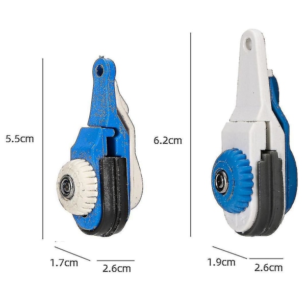 Planer Board polstret utløserklemme Downrigger klips 6,2 X 1,9 X 2,6 cm