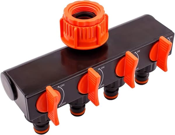 3/4\" x 1\" 4-vejs havehaneadapter