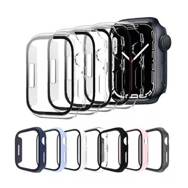 4 stk Watch Screen Protector Case Full Dekning Watch Protective Case Cover for Iwatch 8 Series