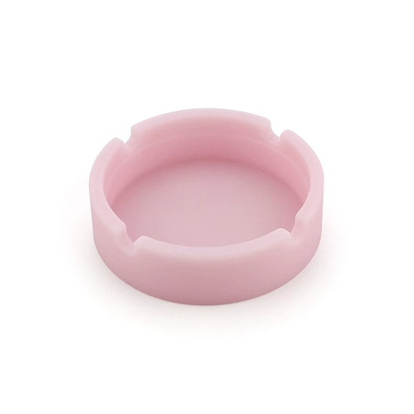 Silikon Värmebeständig Askkopp - Okrossbar & Tvättbar Askkopp för Utomhusbruk, Restaurang, Inomhus och Mer 8.3 x 2.3cm (3.26 x 0.9 Tum) red