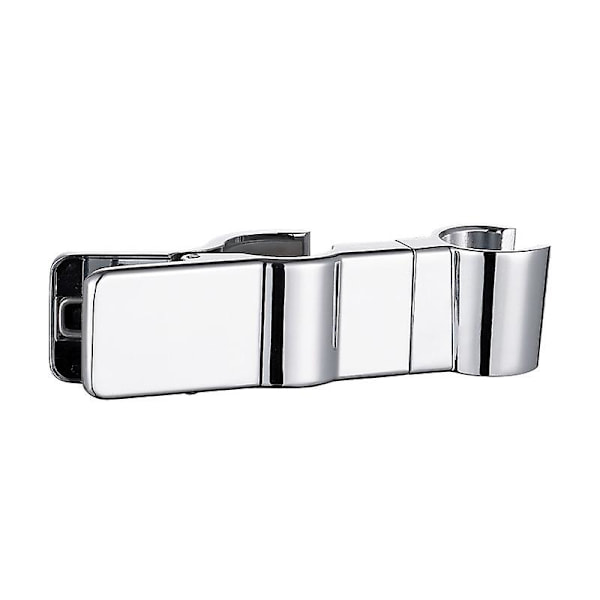 Universal brusehovedholder udskiftning bruseholder beslag ABS krom ingen boring justerbar bruse slangeholder til bruse slider skinne brusehoved