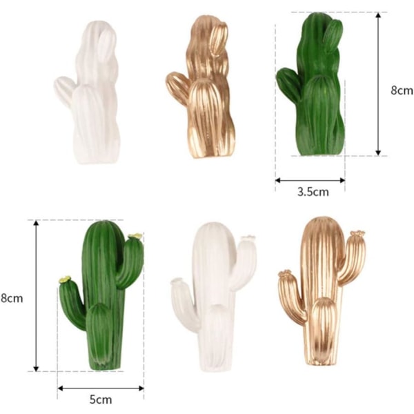 3st Väggkrokar Badrum Kök Sovrum Sticky Krokar Kaktusformade Klädhållare Dusch Svamp Handduk Nyckelpåse Hängare,A color 1