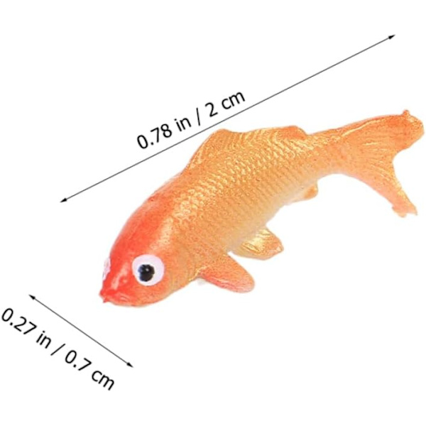 10 st simulerade falska fiskar kompakt akvariedekor kompakt falsk fisk realistisk fiskdekor plastfalsk