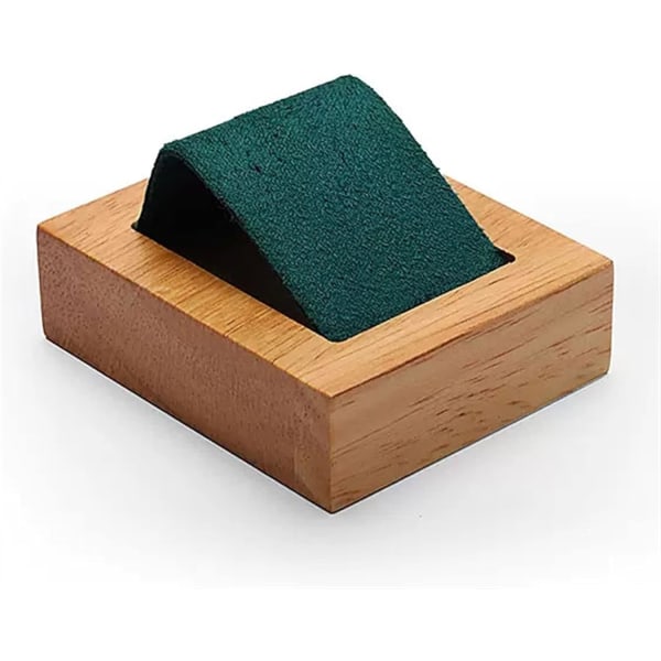 Smyckestorn i trä, örhängesställ, smyckesdisplaybricka, örhängesställ i massivt trä för foton (färg: A)