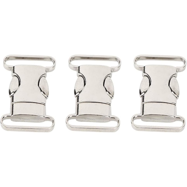 3PCS Rostfritt Stål Snabbspänne Klättring Väska Spänne Mini Remspänne