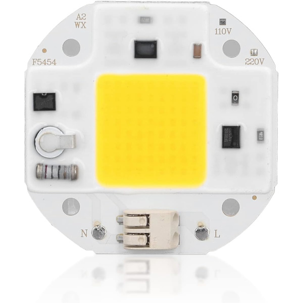 Högpresterande LED-chip, lampchip DIY-belysning för strålkastare strålkastare 220V (50W varmvit) 50W Warm White