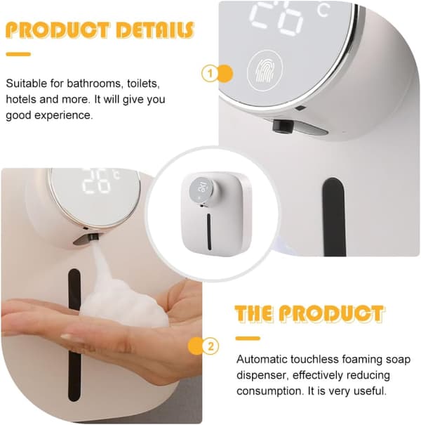 Tvålbehållare Hand Sensor Touchless Foaming Soap Dispenser