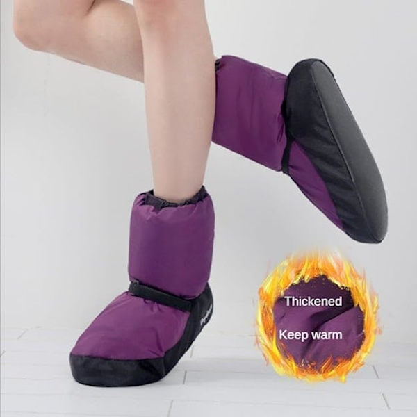 Balett Boot, Vuxen Dans Balett Uppvärmning Booties Dans Stövlar Dans Sko Uppvärmning Träningsskor