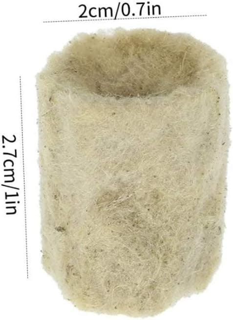 Rockwool Starter Plugs, Rockwool Cube Propagation Hydroponic Block Grönsaker Cylindriska Planttillbehör 50 st