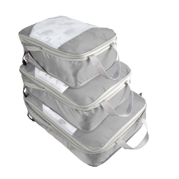 Set för resväskor - packa kuber för resväska grå