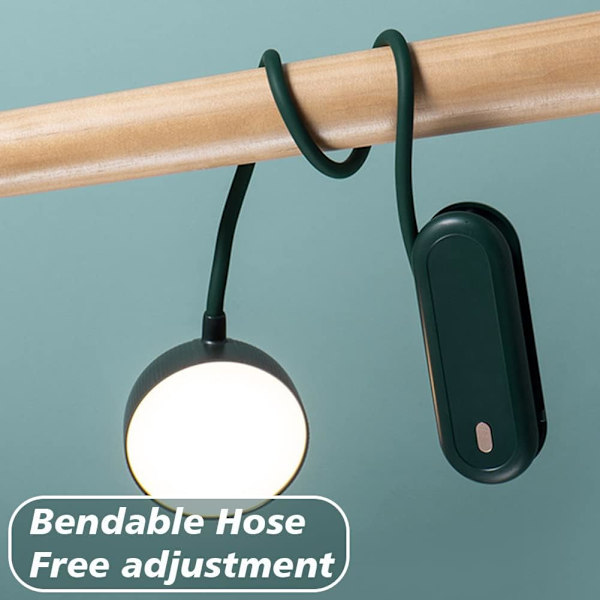 Sladdlös LED-skrivbordslampa, liten skrivbordslampa 3 färger dimbar, 1200 mAh batteri uppladdningsbar skrivbordslampa, bärbar läslampa för sovrum, vit White