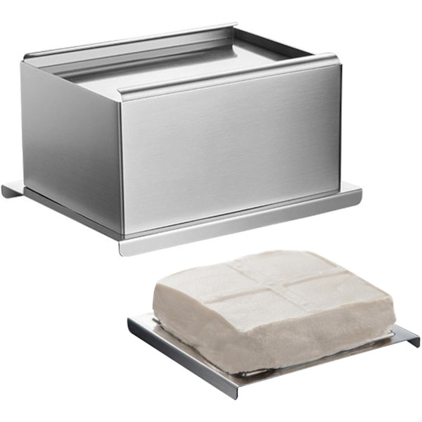 Rostfri 304 rostfri tofu pressform set - DIY tofu rivjärnsform kök verktyg (L) l