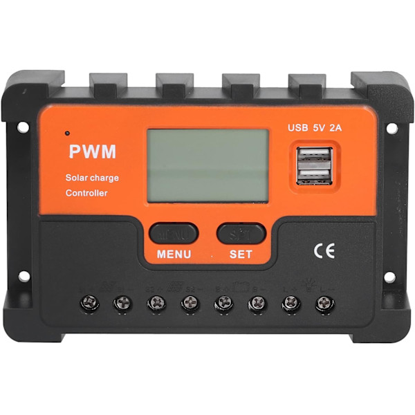 Solcellsladdningsregulator, Solcellsladdningsregulator Kretskortsskydd Dubbel USB-gränssnitt Parameter Justerbar