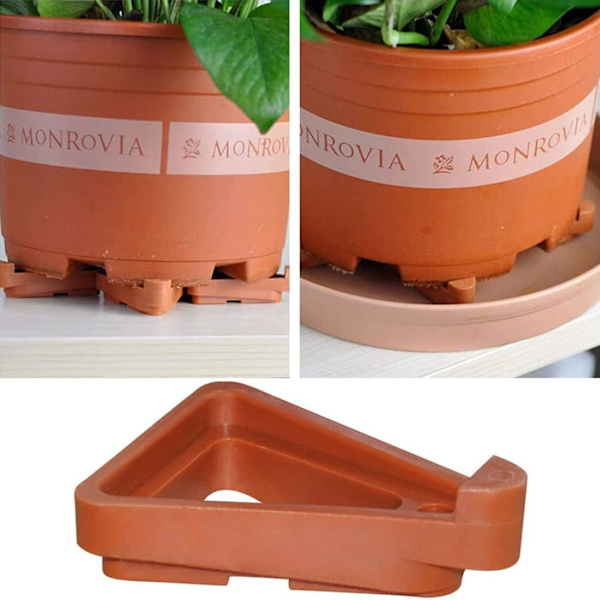 Plantkruka Tår-Blomkruka Fötter Stighöjare Lyft Triangelstöd för Trädgård Inomhus Utomhus 12PCS
