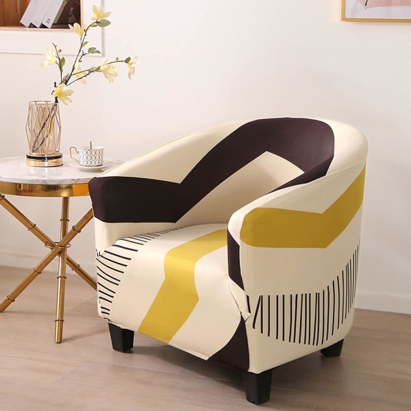 Klubbstol Slipcover, Badkar Cover, Stretch Fåtöljöverdrag, Cover Möbelskydd för vardagsrummet