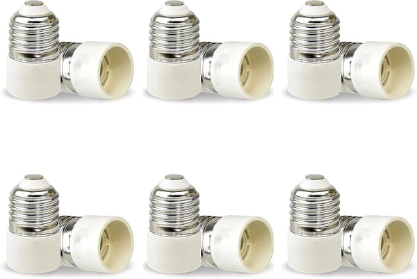 12 st E27 till E14 lampsockeladapter, E27 till E14-omvandlare, maxeffekt 200 W, maxspänning 250 V