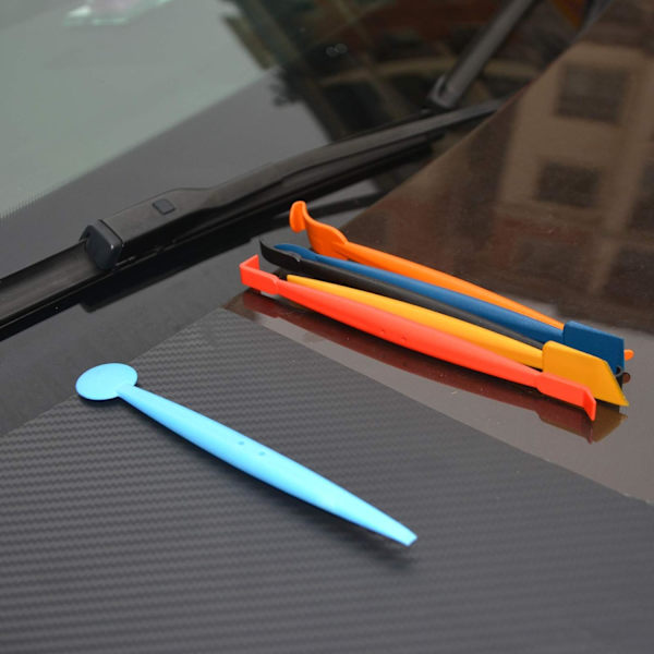 Vinyl Wrap Stick med magnet 7-i-1 magnetisk mikro wrap stick squeegee kit fönstertoning kit kurva spår hörn toningsverktyg