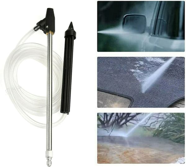 Sandblästringsmaskin, högtryckstvätt sandblästringskit våtmunstycksspruta