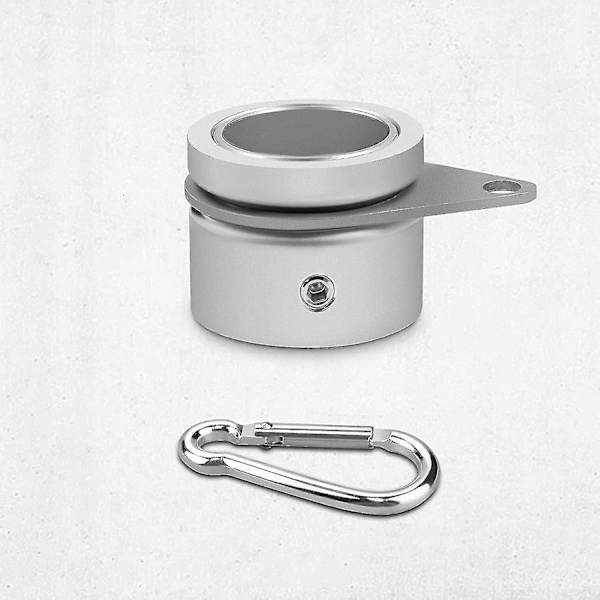 Aluminiumlegering 360° vridbar flaggstång anti-trassel flaggfäste ring - 4 stycken