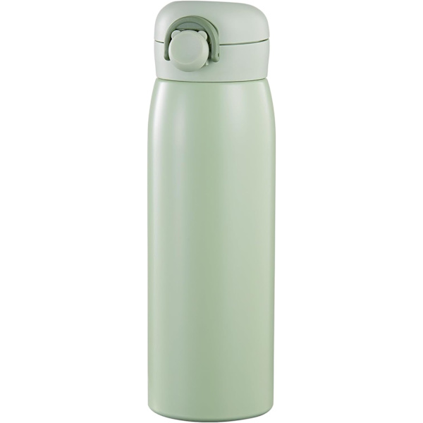 17 oz Vattenflaska Rostfritt Stål Termos - Isolerad Vakuum, Läckagesäker, Håller Drycker Varma/Kalla - Idealisk för Kaffe, Dryck, Vatten - Grön green