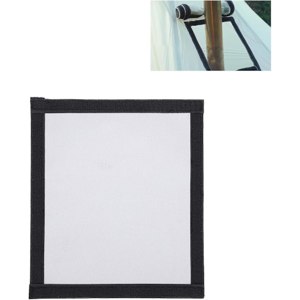 Tältspis Jack, Anti-Scald Skyddsring, Rund Spis Jack Hål, Hög Flamskyddad Vedspis
