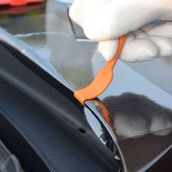 Vinyl Wrap Stick med magnet 7-i-1 magnetisk mikro wrap stick squeegee kit fönstertoning kit kurva spår hörn toningsverktyg