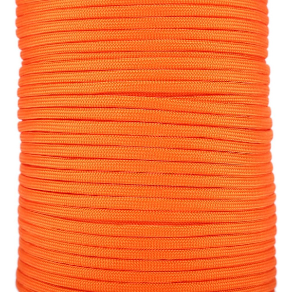 Tält Rep 100M Polypropylen Hållbar 9 Strand Tält Rep för Klädstreck Strapping Rep Klättring（orange） Orange