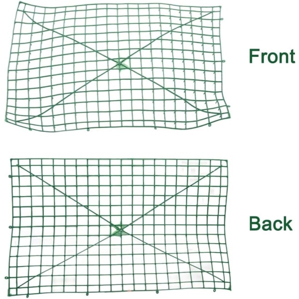 Rutnät Växtvägg Ramar, Plast Ram för Blommor och Växter Vägg Bågar Bakgrund, för Konstgjorda Blommor Växt Bas