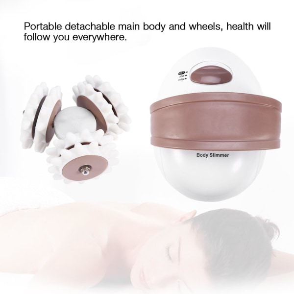 Anti-celluliter massageapparat, 3D mini roller cellulit massage, med helkroppsmotorisering
