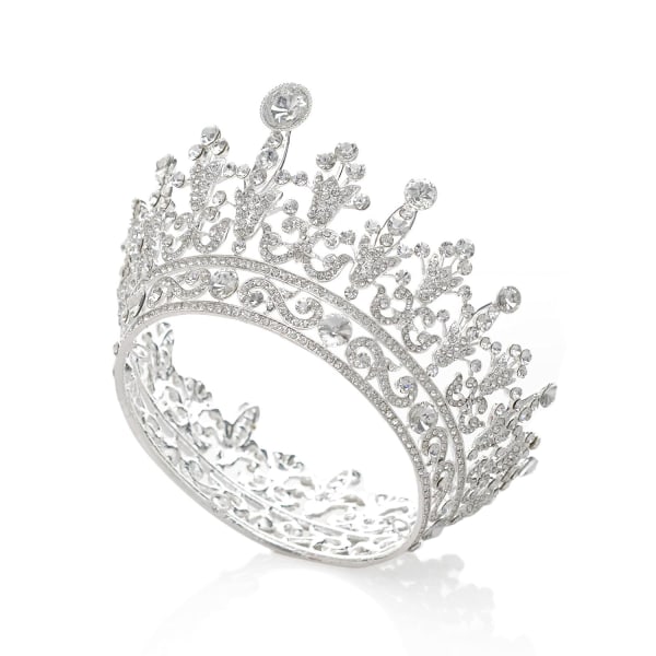 Kristall brudkrona strass drottning tiara tiara huvudbonader