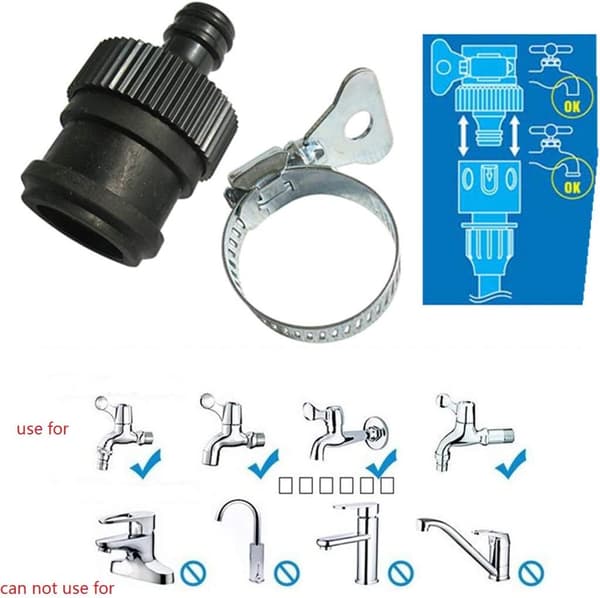 Slangkoppling Snabbkoppling 1/2\" Slang Snabbkoppling (4-pack)