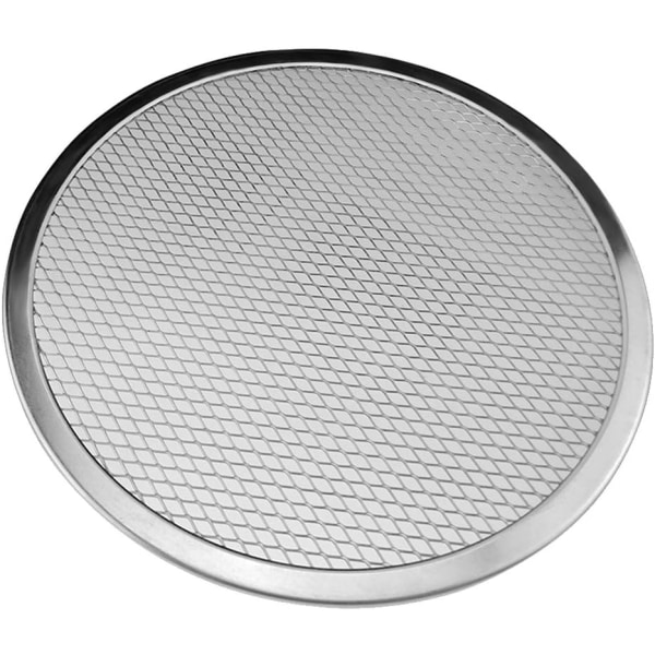 Aluminium Pizzaskärm Pizzapanna Nät Pizzabakform Krispig Pizzabaknät (40,6 cm)