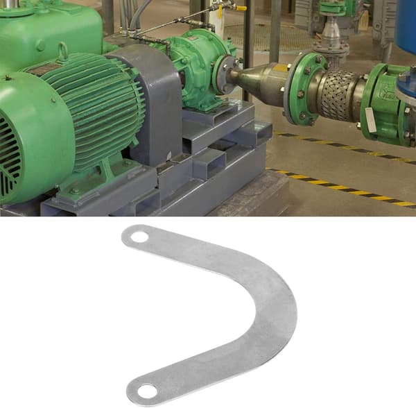 5 st ventilplatta, U-formad metall luftkompressor tillbehör 59 mm bred
