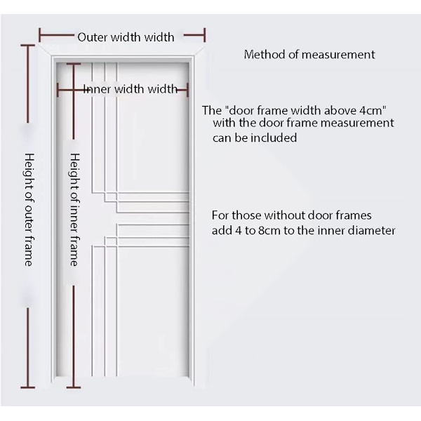 Magnetisk termisk isolerad dörrgardin 100 x 200 cm, robust tjock dörrskärm, grå (90×200) 90*200cm