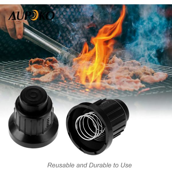 AAA-batteridriven tändknapp tändare tändhatt, 2-pack propangas eldgrop elektronisk tändare tryckknappsbrytare lock