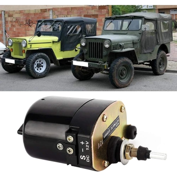 Torkarmotor - Bil Auto Vindruta Vindrutetorkarmotor Kompatibel med WillysJeep Traktor 01287358 7731000001 12V