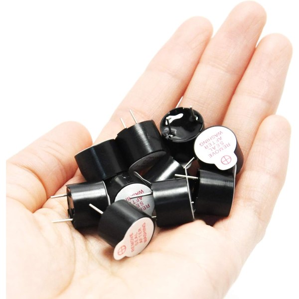 Aktiv summer 3V magnetisk lång kontinuerlig pip ton larm ringsignal för Arduino (10-pack)