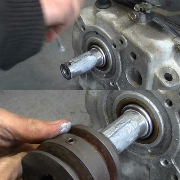 3/4\" till 1\" tums axeladapter, gasmotor remskiva vevaxel hylsa adapter Predator + stegnyckel
