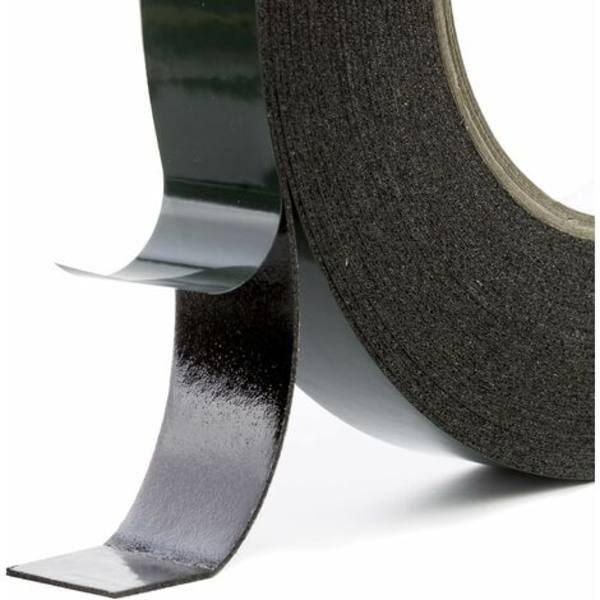 Extra stark dubbelsidig svart tejp 10 mm x 10 m (paket med 2) Perfekt tejp för hållbar montering, lämplig för fordonsindustrin