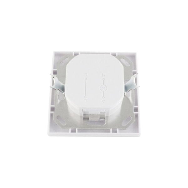 Inomhus rörelsedetektor, infälld väggmontering, anpassad LED, infrarödsensor, programmerbar, räckvidd 9m/140° 80x80x45mm