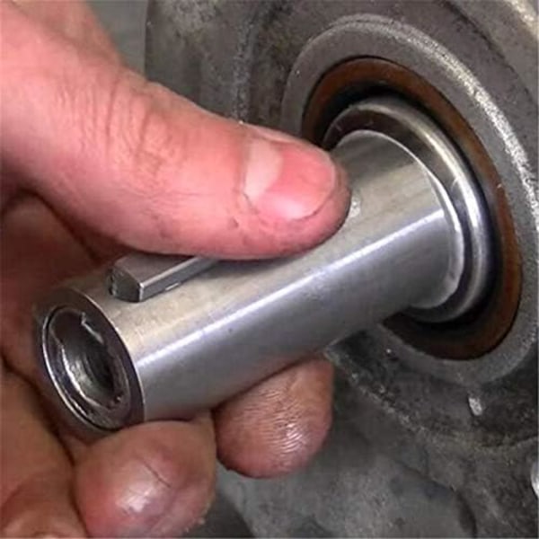 3/4\" till 1\" tums axeladapter, gasmotor remskiva vevaxel hylsa adapter Predator + stegnyckel