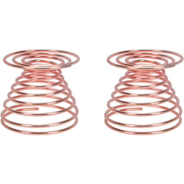 Set med 4 rostfria äggkoppar Mini fjädertråd äggbricka äggkoppshållare för hemmakök (roséguld) Rose Gold