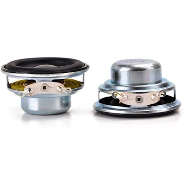 2 stycken 40mm Mini Audio Högtalare 16 Kärnor 4Ohm 5W Full Range Vattentät Hemmabio Högtalare