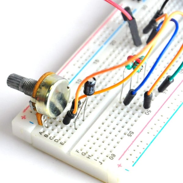 B10K B100K B5K B50K B2K B20K Ohm räfflad axel linjär roterande avsmalnande potentiometer för Arduino