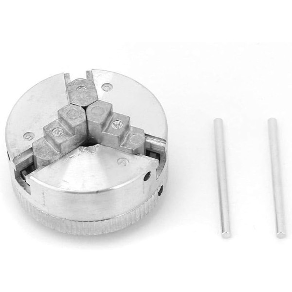 Mini svarvchuck, Z011 zinklegering 3-back chuck klämma tillbehör för mini metallsvarv