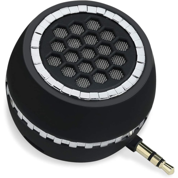 Bärbar högtalare, minitelefonhögtalare med 3,5 mm AUX-ljudgränssnitt i klar  bas Micro USB -port Audio Dock (svart) dede | Fyndiq