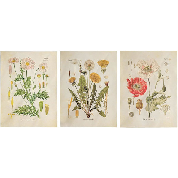 3 st blommor gobeläng väggdekoration vildblomma växt blommig gobeläng diagram liten gobeläng för sovrum vardagsrum