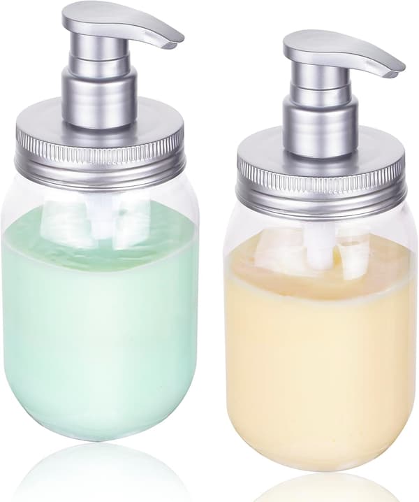 2-pack lotionflaskor, akrylnitrilbutadienstyren (ABS), 450 ml